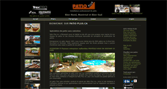 Desktop Screenshot of patioplus.ca